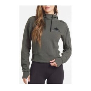 UNRL Elevation x Folds of Honor Ascend Hoodie Olive Green Sweatshirt Women S